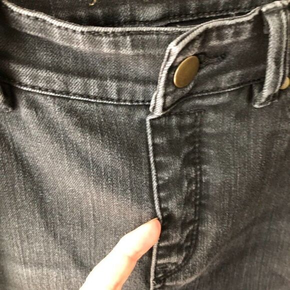 Soft Surroundings Small Black‎ Skinny Pull On Jeans 5 Pocket Pull On Leggings - Picture 4 of 7